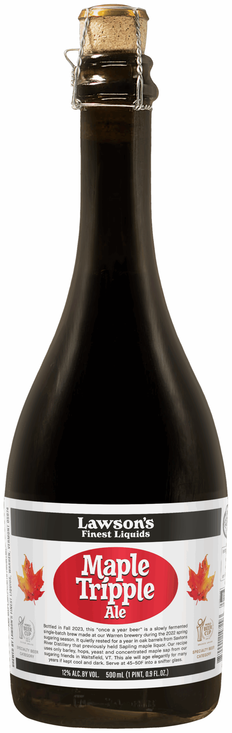 Lawson's Maple Tripple beer