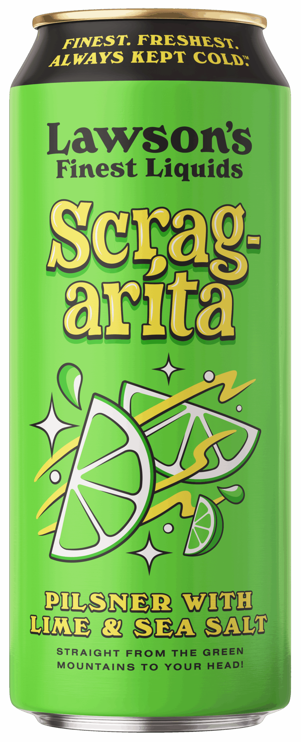 Lawson's Scag-arita beer can
