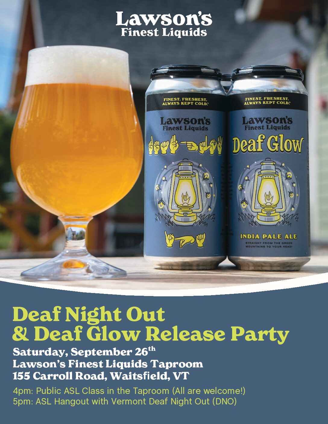 Deaf Night Out and Deaf Glow Release Party