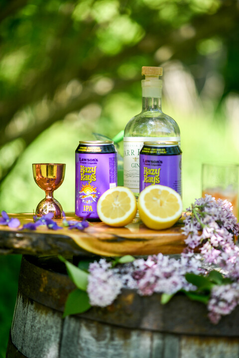 Lilac Lemon Haze Cocktail