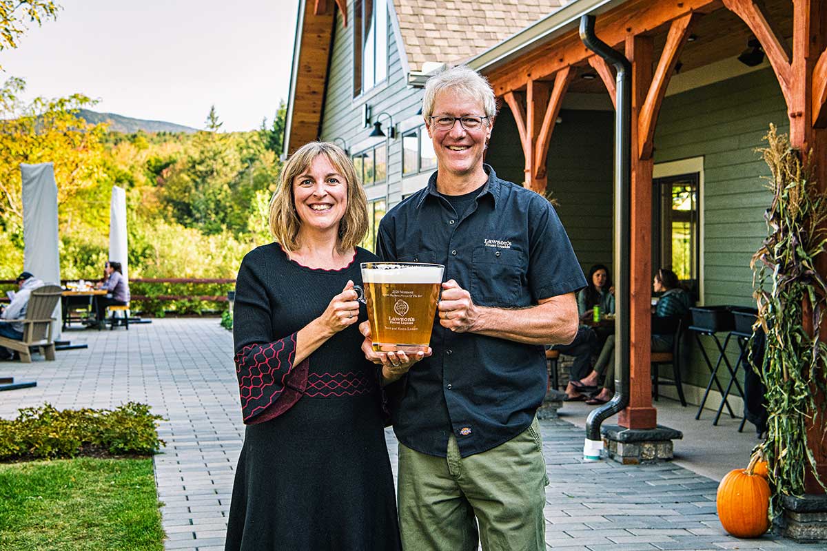 Karen and Sean are named Vermont Persons of the Year by the Small Business Association