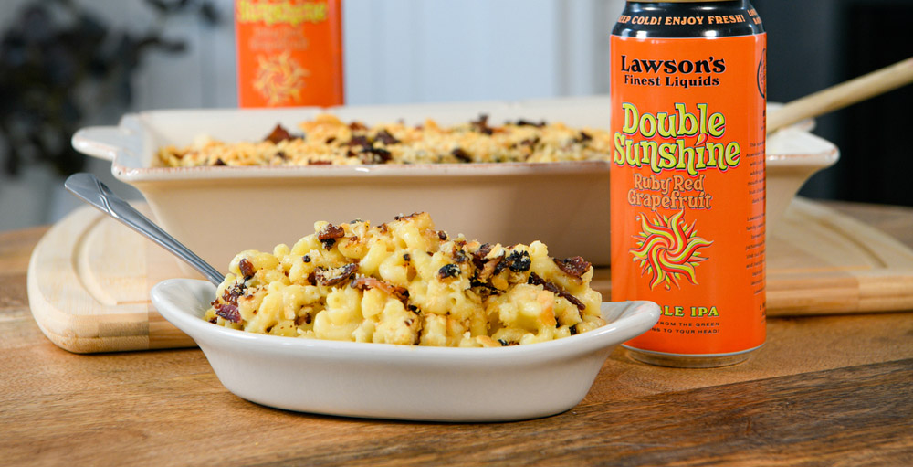 Double Sunshine with Ruby Red Grapefruit Mac and Cheese